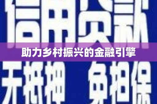 绥化助力乡村振兴的金融引擎