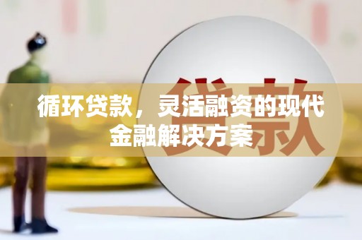 绥化循环贷款，灵活融资的现代金融解决方案