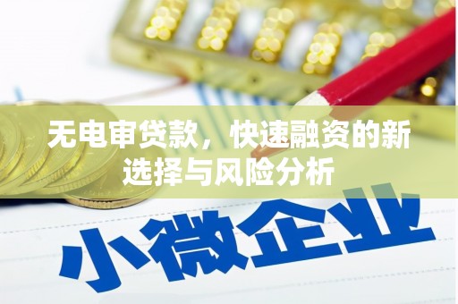 绥化无电审贷款，快速融资的新选择与风险分析