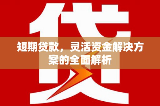 绥化短期贷款，灵活资金解决方案的全面解析