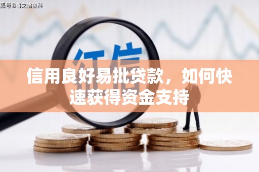绥化信用良好易批贷款，如何快速获得资金支持