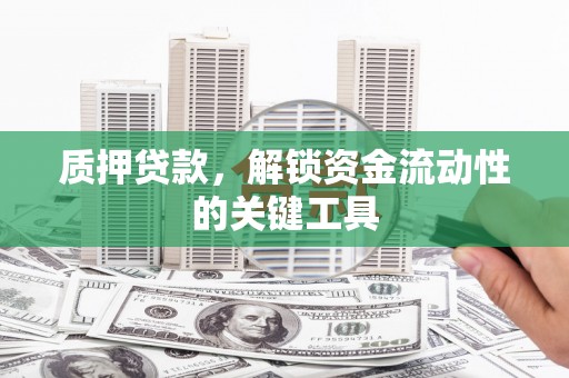 绥化质押贷款，解锁资金流动性的关键工具