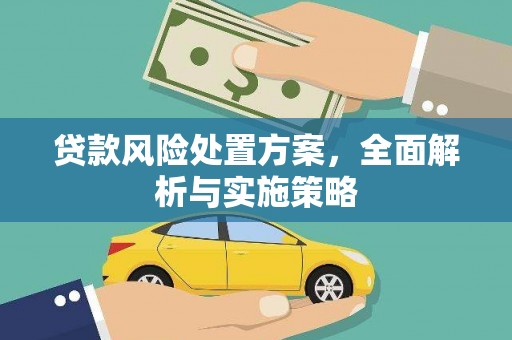 绥化贷款风险处置方案，全面解析与实施策略