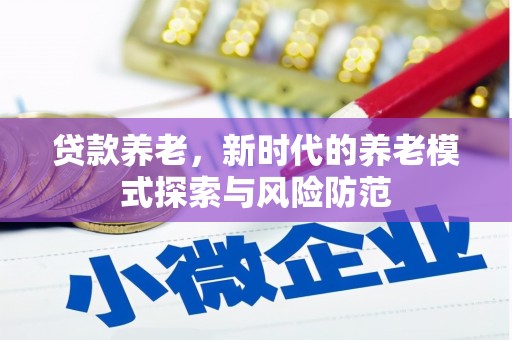 绥化贷款养老，新时代的养老模式探索与风险防范