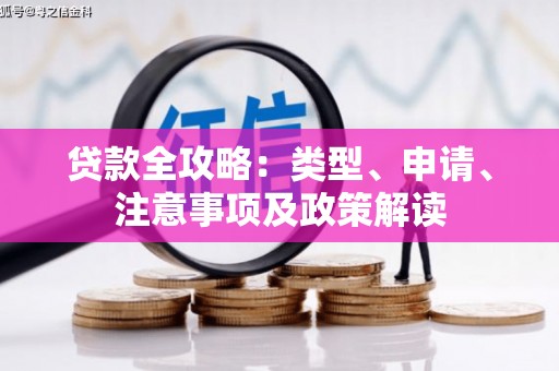 绥化贷款全攻略：类型、申请、注意事项及政策解读